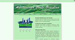 Desktop Screenshot of cortegiardino.it